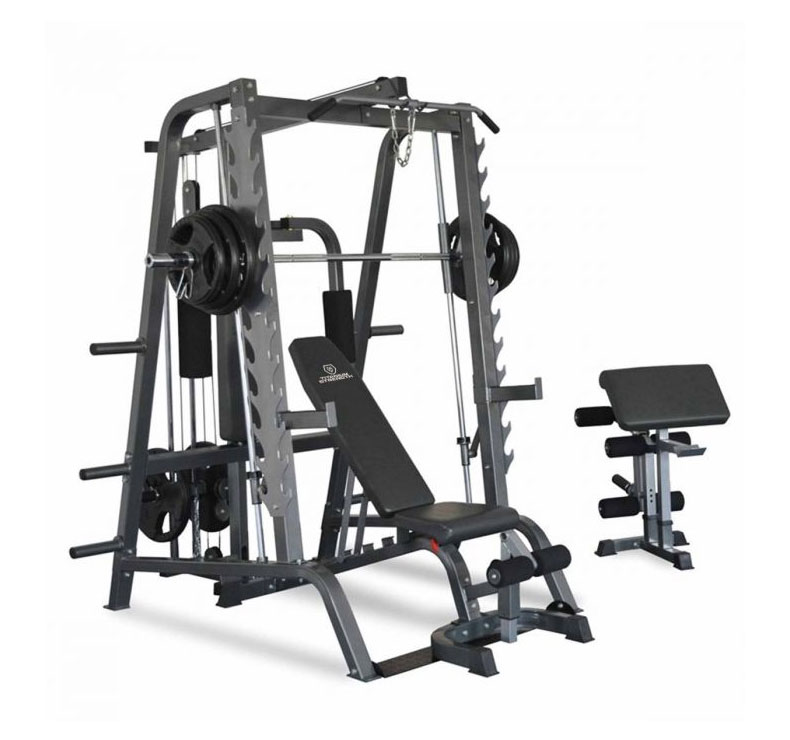 Machine Smith avec banc Titanium Strength 160ST Multipower